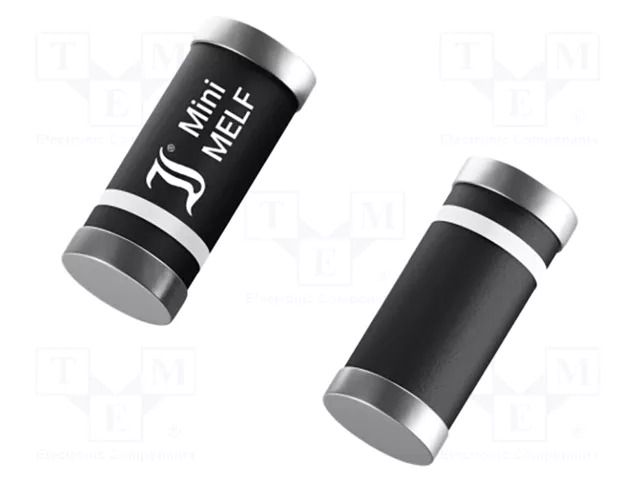 Diode: rectifying; SMD; 200V; 0.5A; 1.5us; MiniMELF plastic DIOTEC SEMICONDUCTOR GL34D-DIO