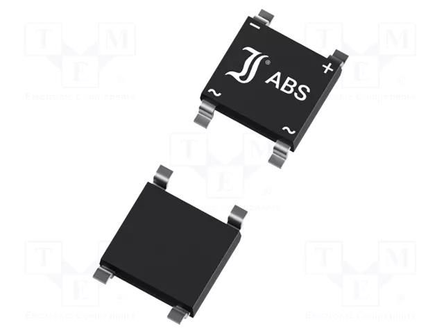Bridge rectifier: single-phase; 1kV; If: 1A; Ifsm: 25A; ABS; SMT DIOTEC SEMICONDUCTOR ABS10-DIO