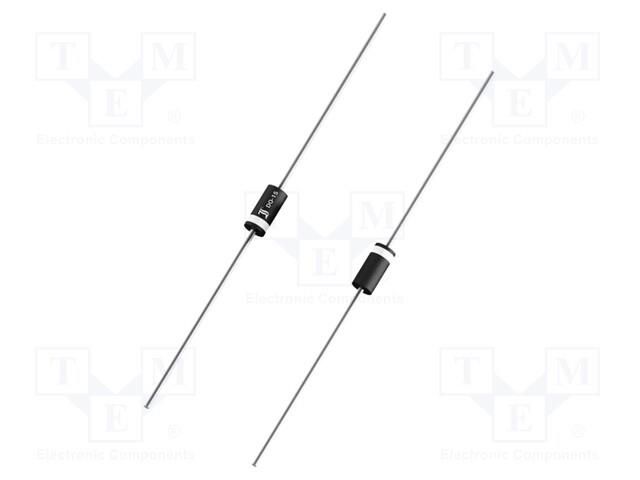 Diode: Schottky rectifying; THT; 100V; 2A; DO15; Ammo Pack DIOTEC SEMICONDUCTOR SB2100-DIO