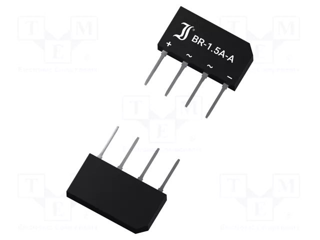 Bridge rectifier: single-phase; Urmax: 800V; If: 4A; Ifsm: 80A; flat DIOTEC SEMICONDUCTOR GBS4K-DIO