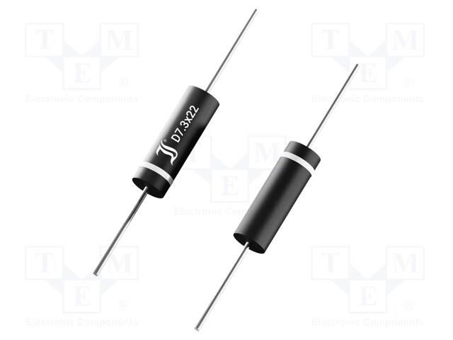 Diode: rectifying; THT; 4kV; 1A; Ammo Pack; Ifsm: 30A; Ø7,3x22mm DIOTEC SEMICONDUCTOR BY4-DIO