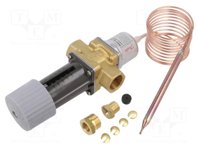 Thermostatic valve; G 3/4"; brass; AVTA; 0÷16bar; 2.3m DANFOSS 003N0108