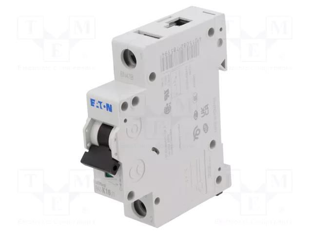 Circuit breaker; 230/400VAC; Inom: 16A; Poles: 1; Charact: K; 15kA EATON ELECTRIC FAZ-K16/1