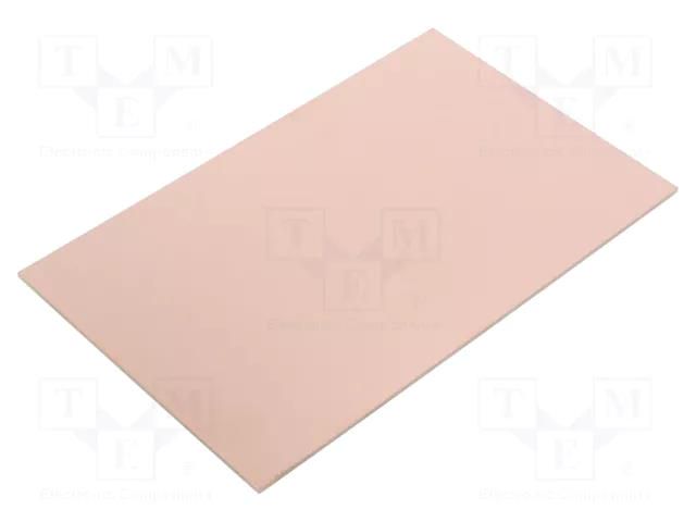 Laminate; FR4,fiberglass,epoxy resin; 1.5mm; L: 160mm; W: 100mm BUNGARD FR4100X160X15/3500