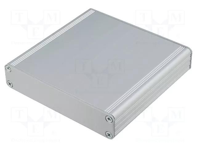 Enclosure: with panel; AKG; X: 105mm; Y: 100mm; Z: 22mm; aluminium FISCHER ELEKTRONIK AKG-105-22-100-ME