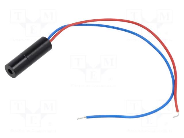Module: laser; 2.5mW; red; line; 635nm; 2.7÷3.3VDC; 20÷60mA; 45° PICOTRONIC LI635-2.5-3-45