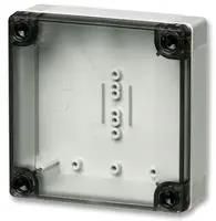 BOX, TRANSPARENT LID, 100X100X50MM PC 95/50 LT ENCLOSURE
