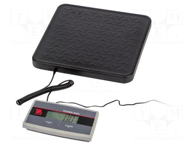 Scales; to parcels,electronic; Scale max.load: 200kg; 5÷40°C OHAUS OHS-I-C31M200R