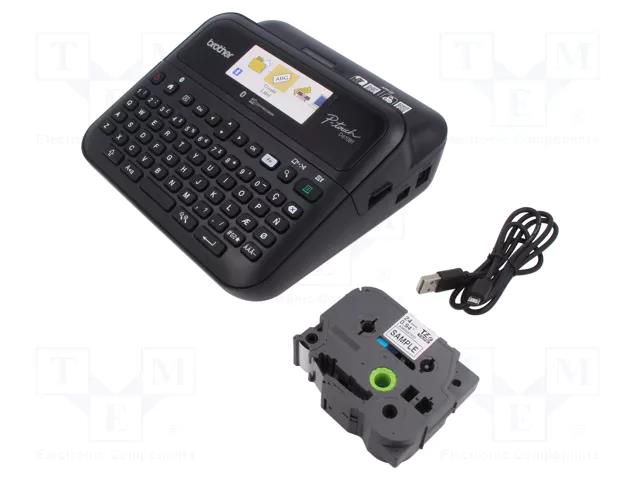 Label printer; Interface: Bluetooth BROTHER BR-PTD610BTVPYJ1