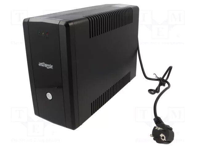 Power supply: UPS; 900W; 1.5kVA; 220V; Schuko x4; 115x320x220mm GEMBIRD EG-UPS-H1500