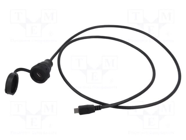 Adapter cable; USB 2.0,with protective cap; 1m; IP67; 1310 ENCITECH 1310-1023-02