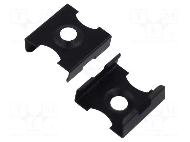 Holder; black; 45-STN; stainless steel; 45-ALU,SILER,TAN-C5 KLUŚ K-C24262L07