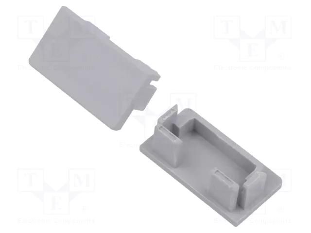 Cap for LED profiles; grey; GIZA-LL,GIZA-LL-T,GIZA-LL-UST KLUŚ K-C24281C02