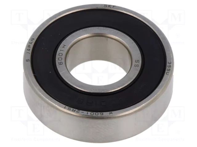 Bearing: single row deep groove ball; Øint: 12mm; Øout: 28mm SKF SKFW6001-2RS1