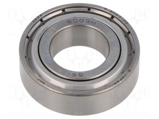 Bearing: single row deep groove ball; Øint: 17mm; Øout: 35mm SKF SKFW6003-2Z