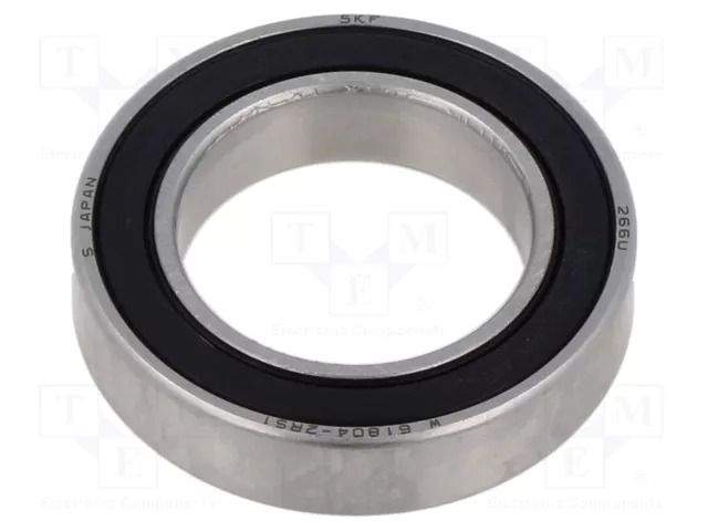 Bearing: single row deep groove ball; Øint: 20mm; Øout: 32mm SKF SKFW61804-2RS1