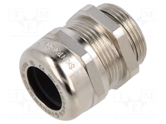 Cable gland; with earthing; M25; 1.5; IP68; brass; metallic LAPP LP-52110023