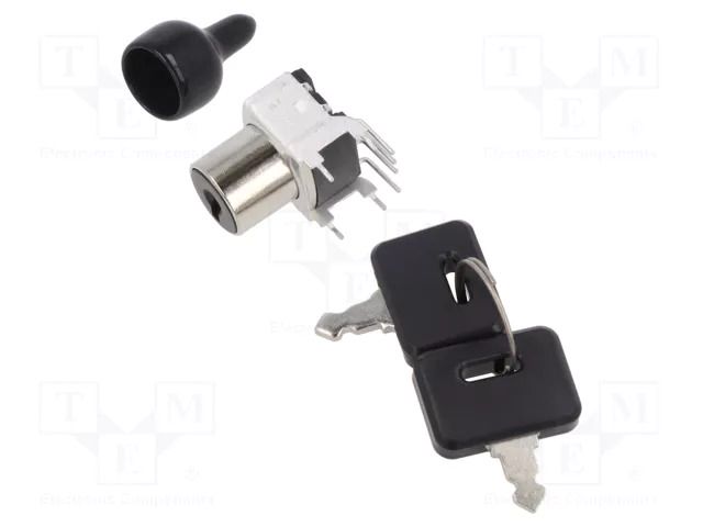 Switch: key switch; Stabl.pos: 3; Switch.method: ON-ON-ON; THT NKK SWITCHES SK14DG30