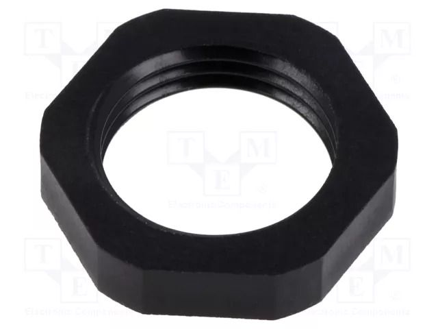 Nut; NPT1/2"; polyamide; black; Thread: inch,NPT; with flange LAPP LP-53019315