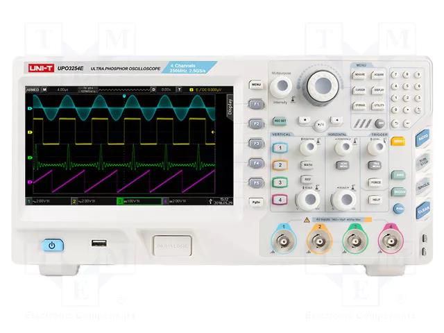 Oscilloscope: digital; Ch: 2; 150MHz; 2,5Gsps; 70Mpts; LCD TFT 8" UNI-T UPO3152E