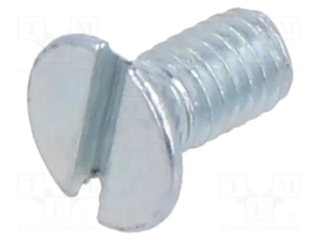 Fixation screw; Thread: M3; Screw teethed M3x6 (PU 100pcs) HARTING 09200009995