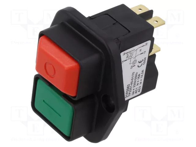 Undervoltage switch; IP54; Body dim: 57x54x60mm; 16A; 230VAC TRIPUS 31P0062