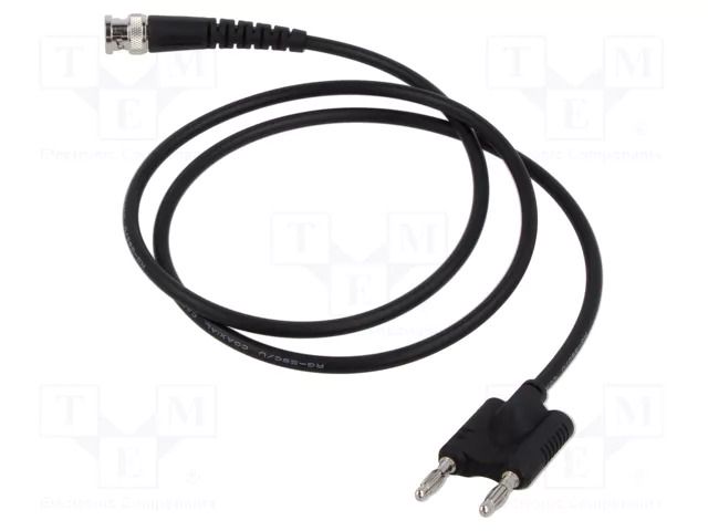 Test lead; 60VDC; 30VAC; 3A; BNC plug,banana plug double 4mm CAL TEST CT4450-100