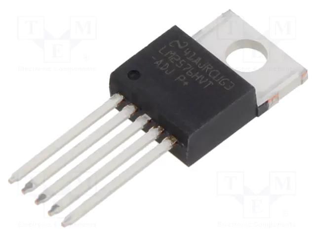 PMIC; DC/DC converter; Uin: 4÷60VDC; Uout: 1.23÷57VDC; 3A; TO220-5 TEXAS INSTRUMENTS LM2576HVT-ADJ/NOPB