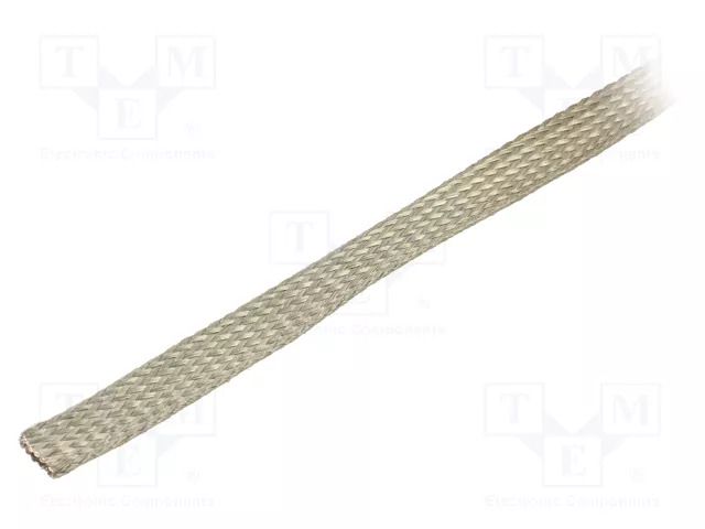 Braids; tape; Thk: 0.76mm; W: 12.7mm; 53A; 10AWG; 30.5m; 100ft ALPHA WIRE 1233/2-SV005