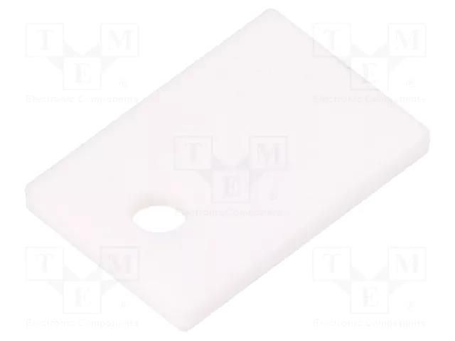 Heat transfer pad: aluminum; TO220; Thk: 1.5mm; 25W/mK; 15kV; screw ALUTRONIC AO474