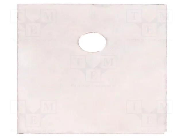 Heat transfer pad: mica; TO218,TOP3; Thk: 0.05mm; 800mW/mK; 2.5kV ALUTRONIC GL535/N