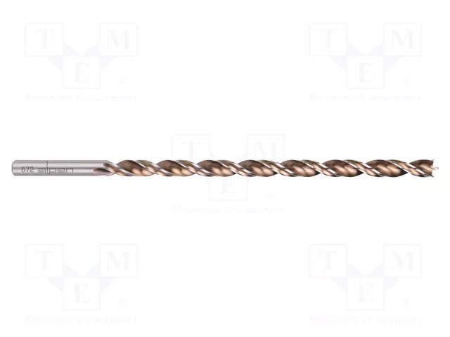 Drill bit; for wood; Ø: 6mm; L: 250mm; high speed steel; blister ALPEN-MAYKESTAG ALP.67200600100