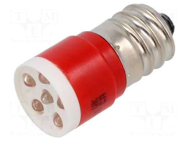 LED lamp; red; E14; 230VDC; 230VAC; plastic; -20÷60°C CML INNOVATIVE TECHNOLOGIES 18647230C