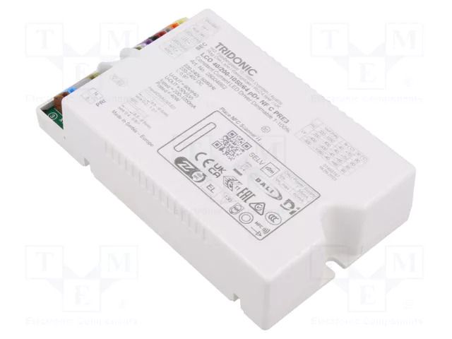 Power supply: switching; LED; 40W; 18÷64VDC; 200÷1050mA; IP20; LCO TRIDONIC 28004662