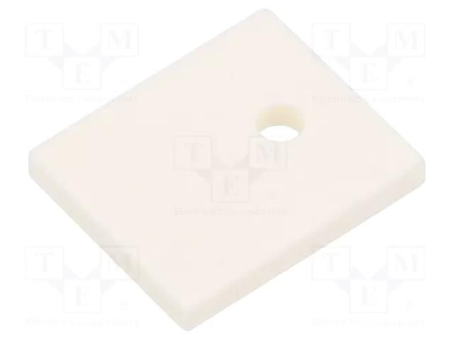 Heat transfer pad: aluminum; TO218,TOP3; Thk: 3mm; 25W/mK; 30kV ALUTRONIC AO480