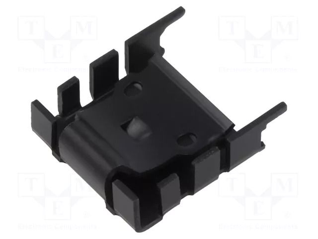 Heatsink: moulded; U; TO220; black; L: 25mm; W: 8.5mm; H: 29.5mm; 18K/W ALUTRONIC FI353/SE