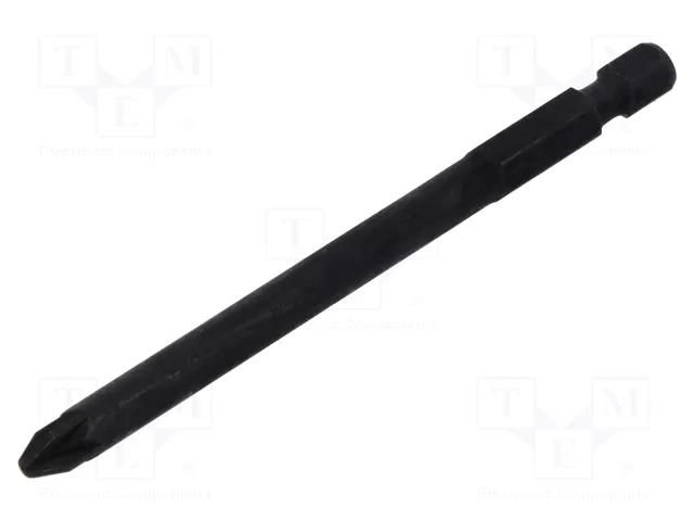 Screwdriver bit; Pozidriv®; PZ2; Overall len: 90mm KING TONY KT-719002Z