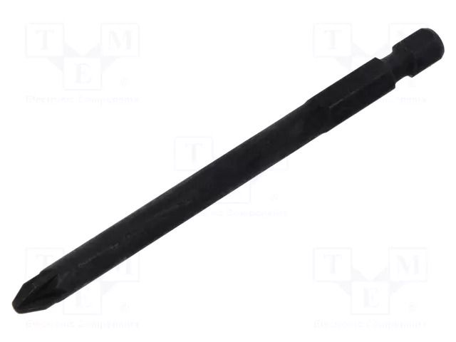 Screwdriver bit; Pozidriv®; PZ2; 1/4"; Overall len: 90mm KING TONY KT-719002Z