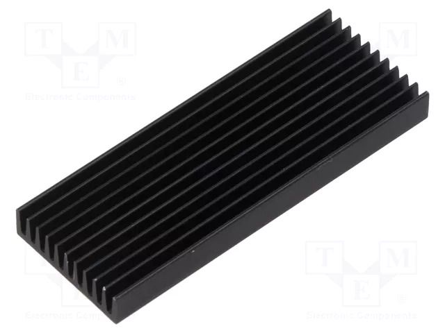 Heatsink: extruded; flat; DIL; black; L: 51mm; W: 18.9mm; H: 4.8mm ALUTRONIC PR8/51/SE