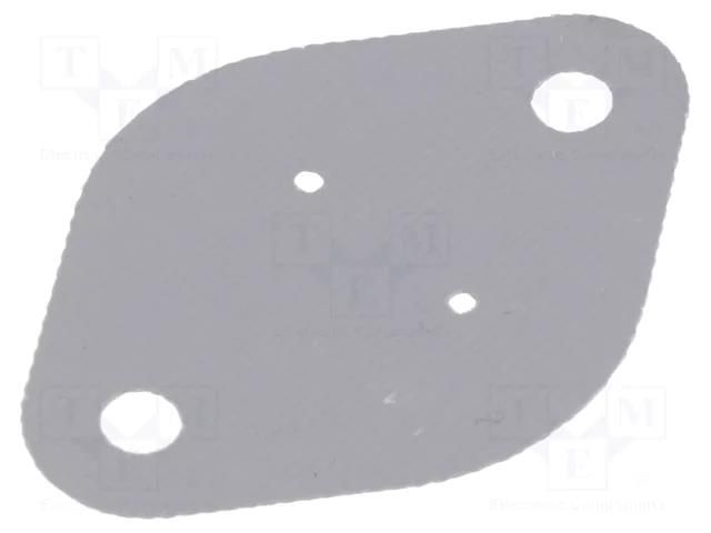 Heat transfer pad: silicone; TO3; Thk: 0.18mm; 900mW/mK; -60÷200°C ALUTRONIC SI480