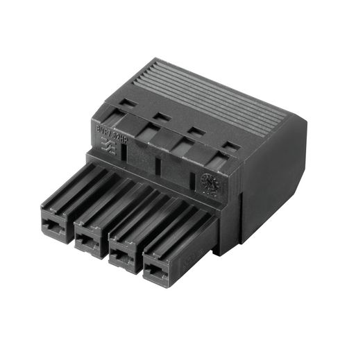 PCB plug-in connector (wire connection), 7.62 mm, Number of poles: 4, PUSH IN Weidmuller 1060410000 04032248810116