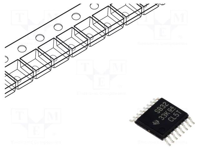 IC: interface; line receiver; half duplex,RS422; 32000kbps; ESD TEXAS INSTRUMENTS AM26LV32EIPWR