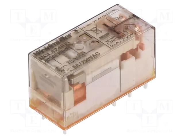Relay: electromagnetic; DPDT; Ucoil: 115VAC; 8A; RCL; max.250VAC WEIDMÜLLER RCL424615