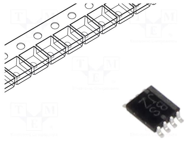 IC: analog switch; SPST; Ch: 2; VSSOP8; 1.65÷5.5VDC; reel,tape TEXAS INSTRUMENTS TS5A21366DCUR