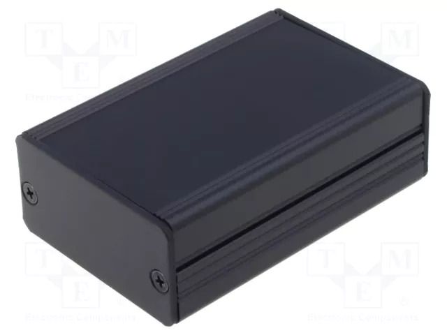 Enclosure: with panel; AKG; X: 55mm; Y: 80mm; Z: 28mm; aluminium FISCHER ELEKTRONIK AKG-55-28-80-SA