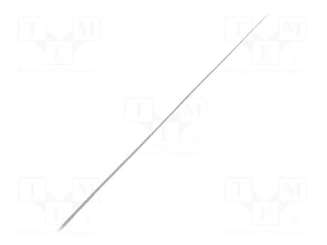 Braids; tape; Thk: 0.51mm; W: 1.19mm; 7A; 22AWG; 30.5m; copper strand ALPHA WIRE 1223-SV005