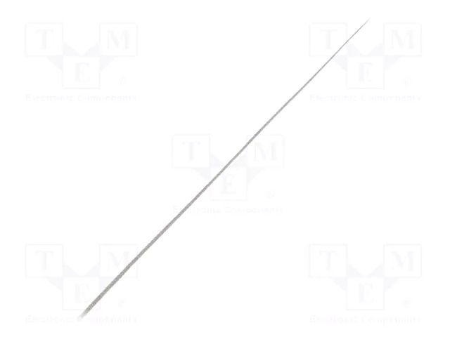 Braids; tape; Thk: 0.51mm; W: 1.19mm; 7A; 22AWG; 30.5m; copper strand ALPHA WIRE 1223-SV005