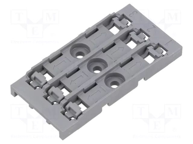 Mounting clamp; for panel mounting; grey; 221 WAGO 221-2523