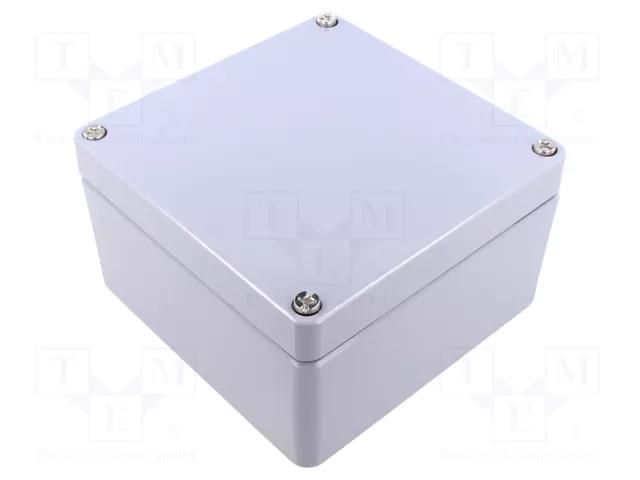 Enclosure: multipurpose; X: 160mm; Y: 160mm; Z: 91mm; AL; aluminium SPELSBERG AL-1616-9