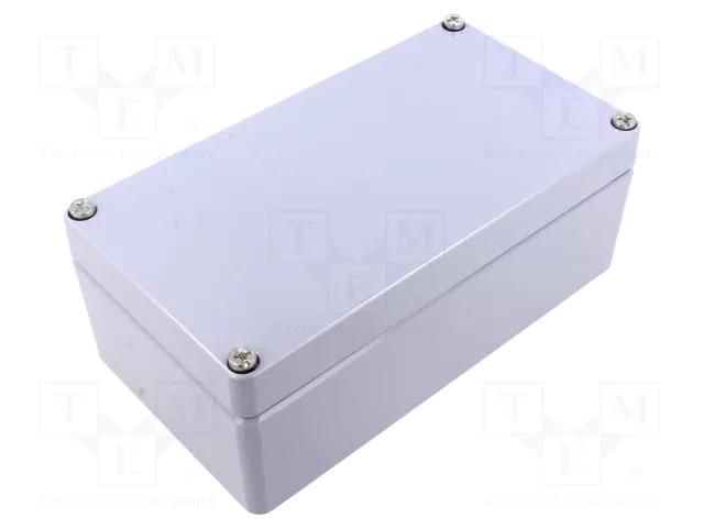 Enclosure: multipurpose; X: 120mm; Y: 220mm; Z: 81mm; AL; aluminium SPELSBERG AL-2212-8
